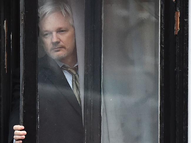 WikiLeaks founder Julian Assange is hiding out in the Ecuadorean embassy in London. Picture: AFP/Ben Stansall