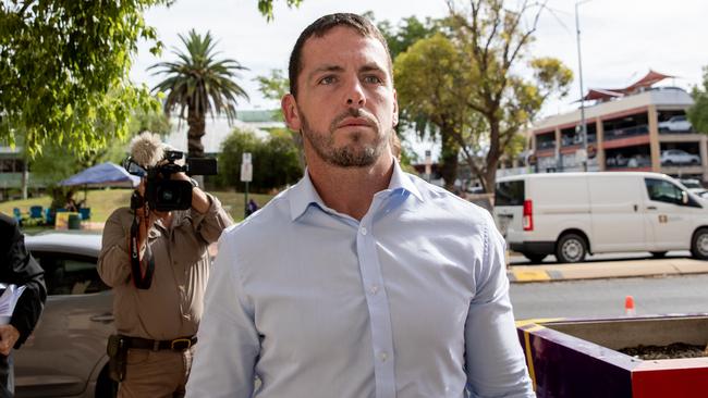 Former NT police officer Zachary Rolfe claims at least two former police officers are willing to give statements and speak to the ICAC about the mock awards handed out each year at the annual party for officers in the elite territory response group. Picture: Liam Mendes / The Australian