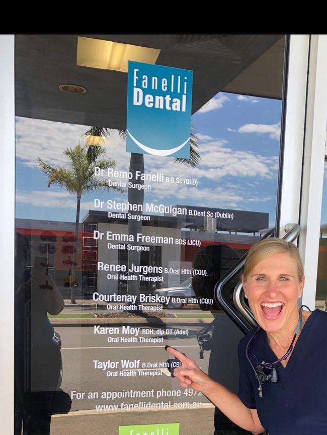 Oral health specialist Karen Bevan said she had 'absolutely no regrets' on swapping her Sydney lifestyle for a new opportunity in Gladstone.