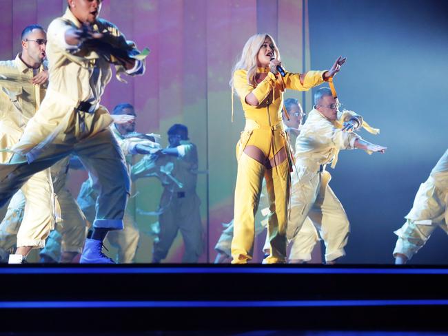 Ora was a special guest at the ARIA Awards in November. Picture: Christian Gilles