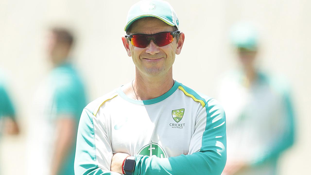Justin Langer has been encouraged to take more of a back-seat now and delegate more as national coach. Photo: Getty Images