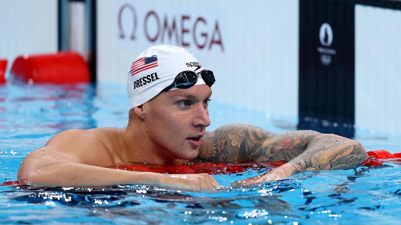 Caeleb Dressel was disappointed by his swims. (Photo by Maddie Meyer/Getty Images)