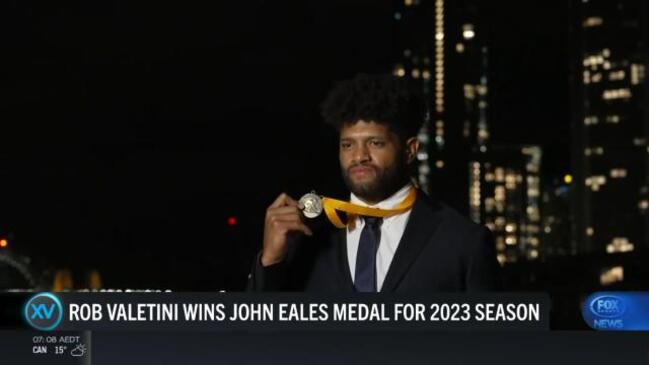 Rob Valetini takes out John Eales Medal for 2023