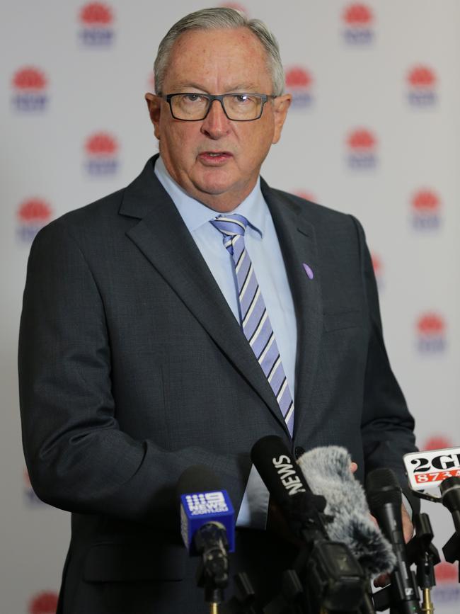 NSW Minister for Health Brad Hazzard. Picture: NCA NewsWire / Christian Gilles