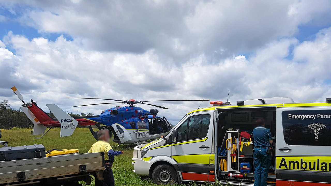 Man Airlifted After Serious Head Injuries The Courier Mail