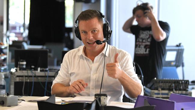 Fordham, who hosts 2GB’s afternoon show said he would rather be spending the morning with his family. Picture: AAP Image/Simon Bullard