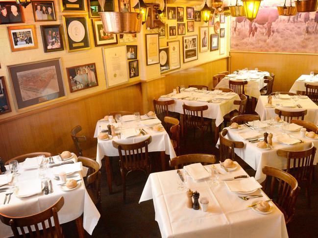 Vlado’s steakhouse ‘still hadn’t changed’ by its 50th anniversary. Picture: Kylie Else