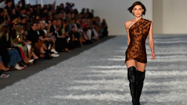 Bambi Northwood-Blyth flew to Sydney to walk in the Bec and Bridge show at Fashion Week. Picture: Stefan Gosatti/Getty Images