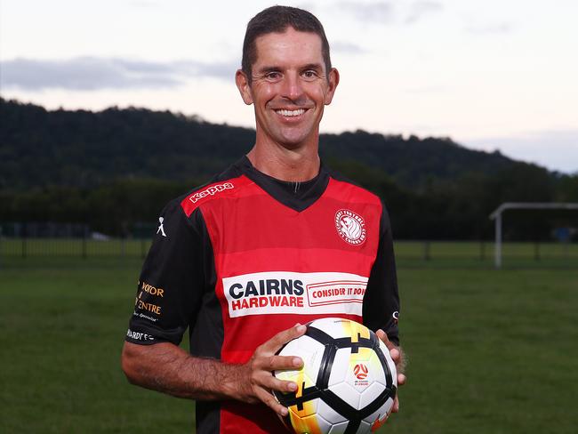 FNQ Football Premier League men's player Alex Russell of Leichhardt Lions. Picture: Brendan Radke