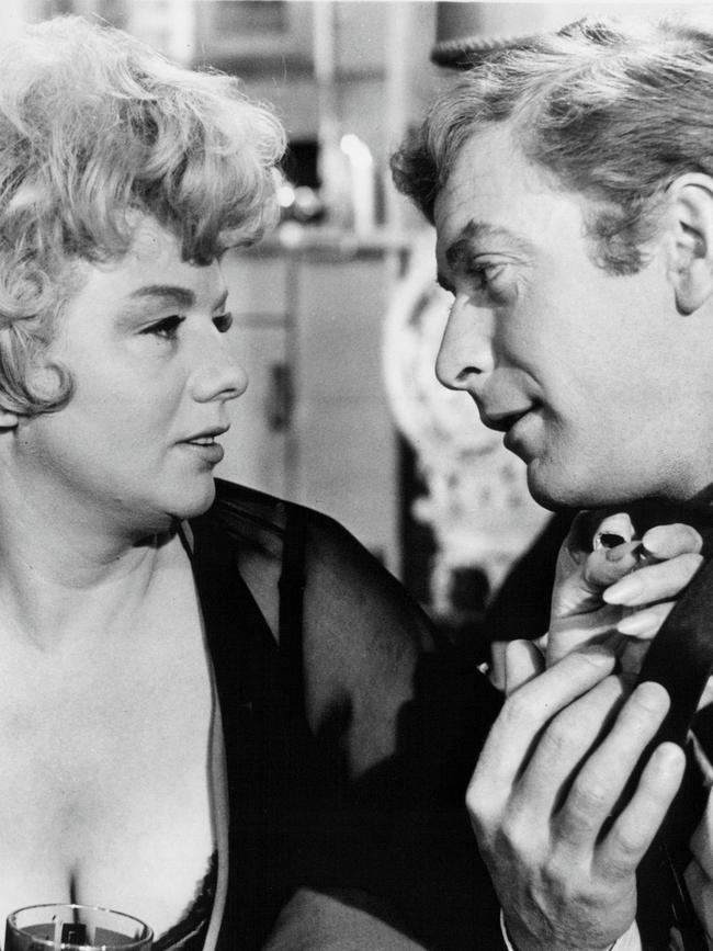 Caine starred in 1966’s Alfie alongside Shelley Winters. (Pic: Getty Images)