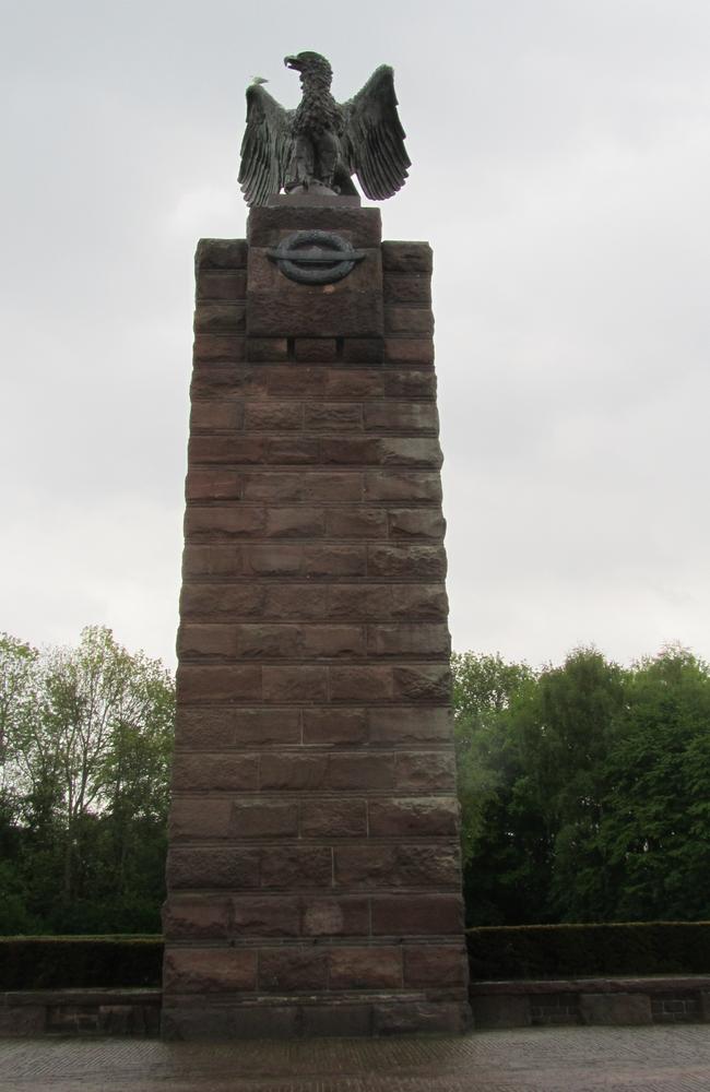 Names of 35,000 who gave their lives in WWII ... The German national submarine memorial near the port of Kiel where many saw their last glimpse of home. Picture: Ian McPhedran.