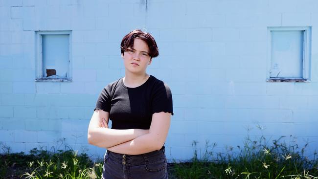 Thirteen-year-old Claudia Waller was shocked when she discovered a Redlynch veterinary clinic disposing of animal carcasses in a wheelie bin behind the business. Picture: Brendan Radke