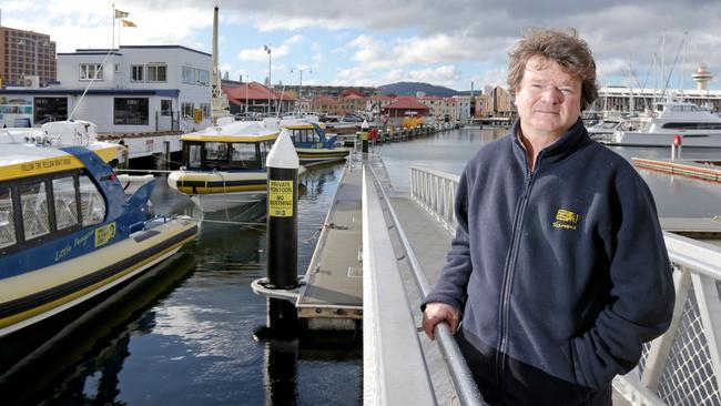 Tourism operator Rob Pennicott is not happy about the new Bruny Island ferry service announced by the Government. Picture: PATRICK GEE