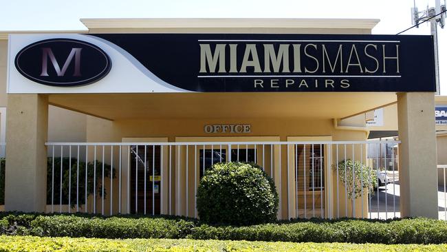 Properties hosting the Miami Smash Repairs business have sold for $4.8 million. Picture: Jerad Williams