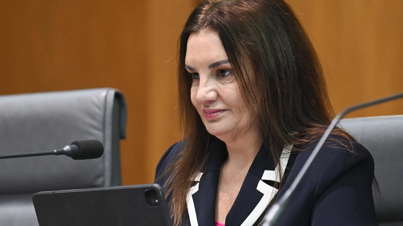 Senator Jacqui Lambie has warned kids are addicted to technology. Picture: NCA NewsWire / Martin Ollman