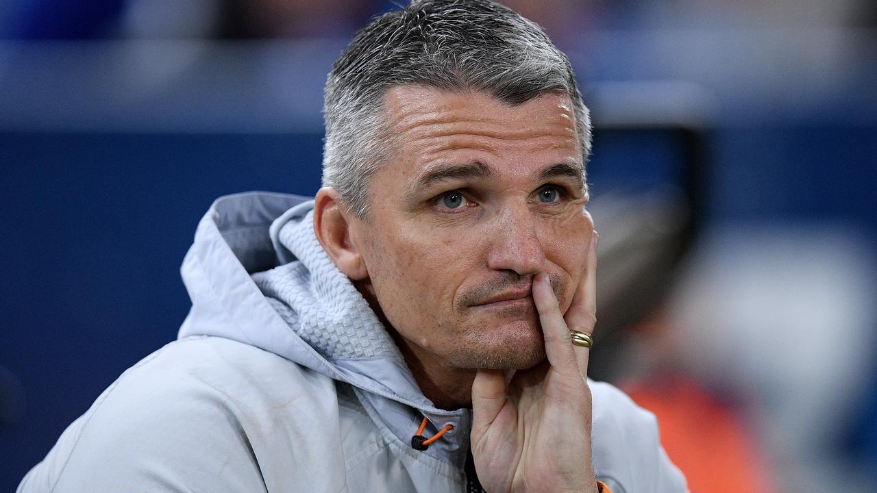 Ivan Cleary coaching the Wests Tigers in 2018.