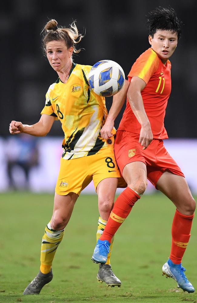 Elise Kellond-Knight - Football.(AAP Image/Dean Lewins)