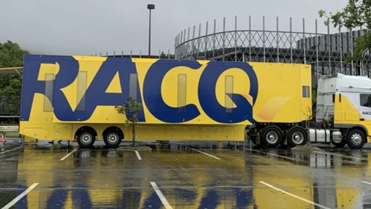 RACQ's Mobile Member Centre has now relocated from James Cook University at Smithfield to the Cairns Recovery Centre at Trinity Bay High School in Manunda and it will remain there until Friday to support members with their claims and answer any questions they may have. Photo: Supplied