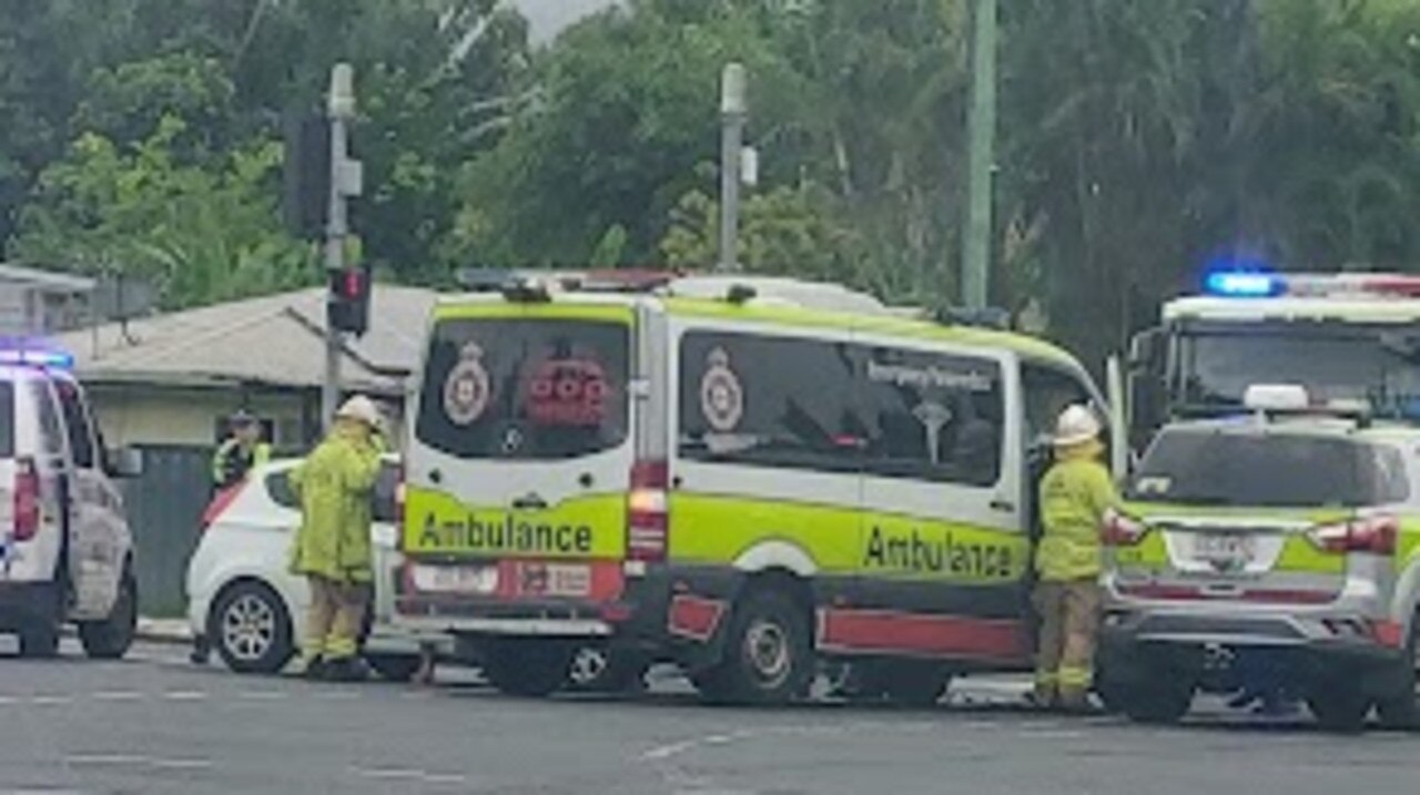 Cairns ambulance involved in two-vehicle crash on Pease St, Manunda ...