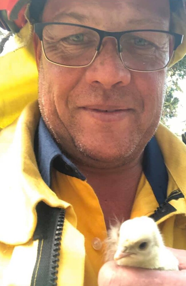 Warren’s RFS captain Jamie Buck who spent summer fighting fires only to die in his sleep on Saturday.