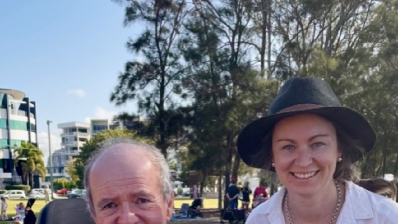 Michael Kelly and daughter, Anne Nissen spend Father's Day 2023 at Cotton Tree.