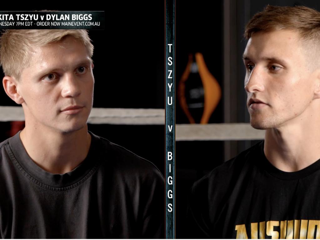 Nikita Tszyu and Dylan Biggs face off