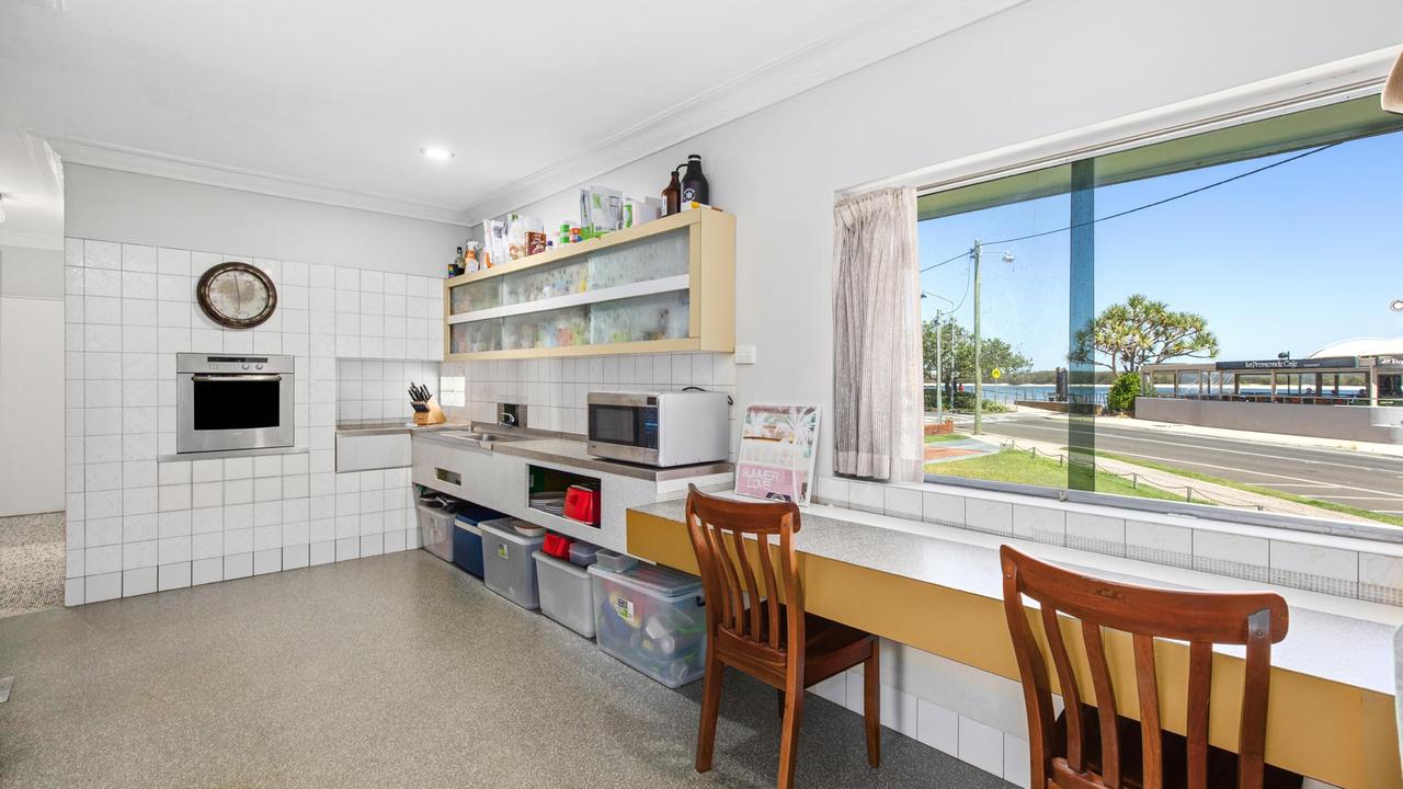 The 1960s-built home at 1 Tay Ave, Caloundra, is one of only a few remaining homes along the Caloundra esplanade.