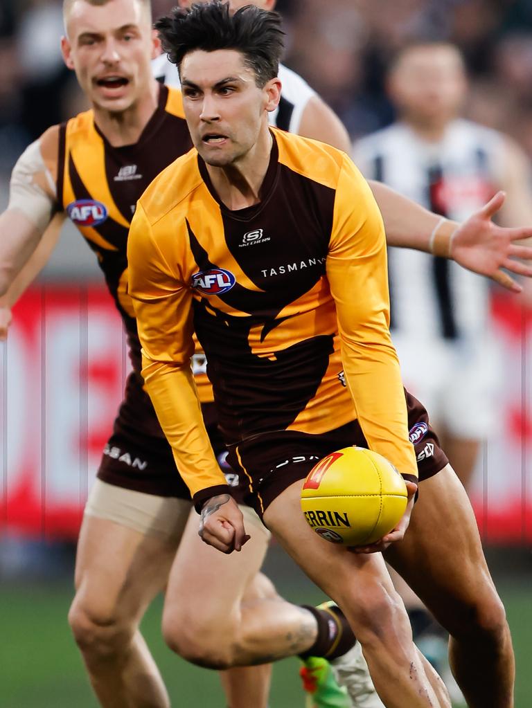 The decision to trade Wingard to Hawthorn ended up being a masterstroke by Cripps. Picture: Dylan Burns/AFL Photos via Getty Images