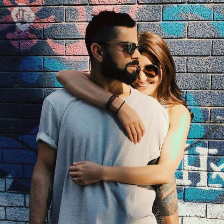 Indian cricketer Virat Kohli and his Bollywood actress wife Anushka Sharma. Picture: Instagram