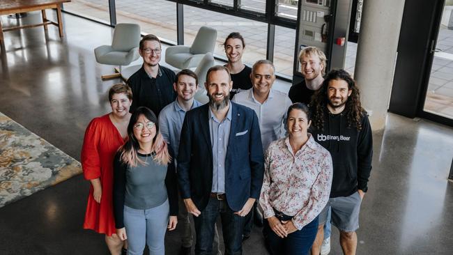 BinaryBeer staff Hayley Sinclair, Jenny Nguyen, Clint Shumack, James Rule, Michael Burton, Ethan Dunne, Ali Kamene, Ellie Lezcano, Oliver McNaughton and Aidan Andrews.