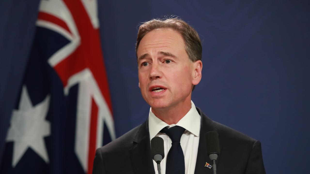 Federal Health Minister Greg Hunt.