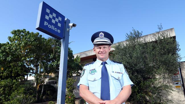 Tweed Police Superintendent Wayne Starling at Tweed Police Station.