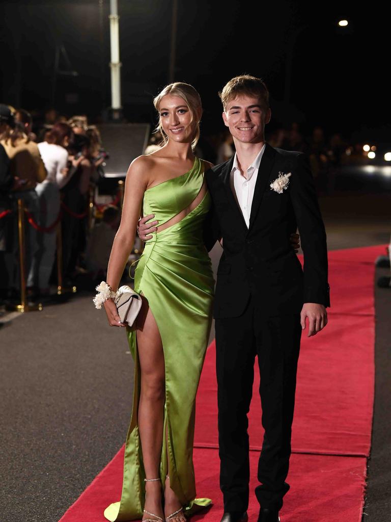 Mya Lynch &amp; Dylan Stevens at Xavier Catholic College year 12 formals. Picture: Patrick Woods.