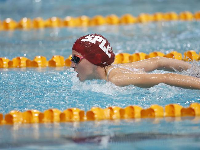 The QGSSA swimming championships at the Sleeman Sports Complex, Brisbane 28th February 2024.  (Image/Josh Woning)