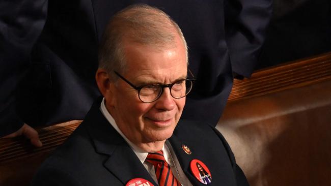 US Representative Tim Walberg could find his comments about the war in Gaza backfire at the ballot box. Picture: AFP