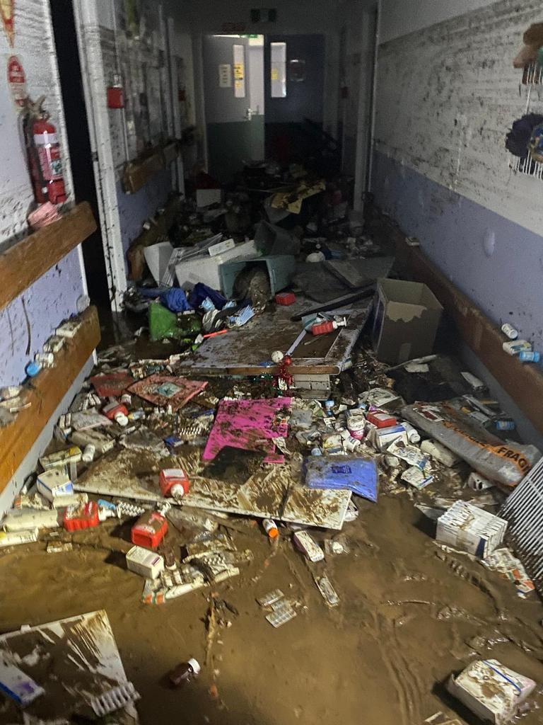 Clinic in Wujal Wujal devastated by floods. Picture: Supplied