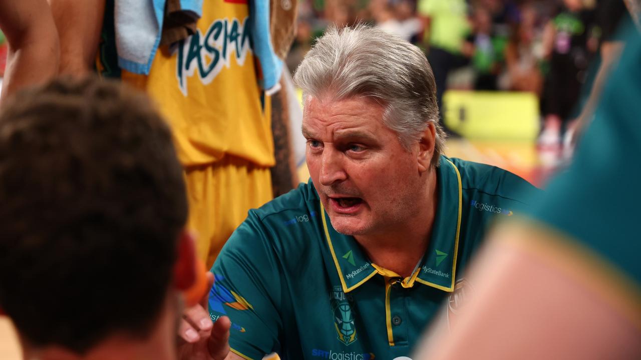 Tasmania JackJumpers Head Coach Scott Roth. (Photo by Graham Denholm/Getty Images)