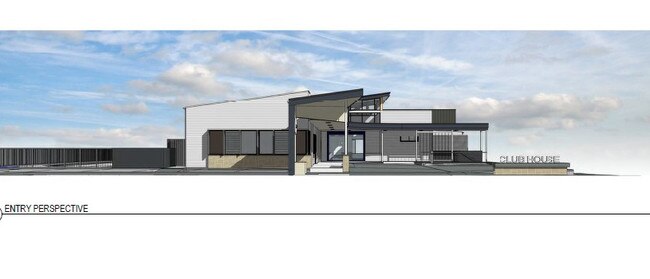 Concept plans for the clubhouse at the over 55s village.