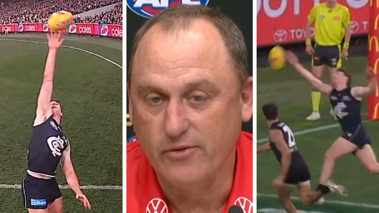 John Longmire didn't hold back in his assessment of the AFL's score review system.