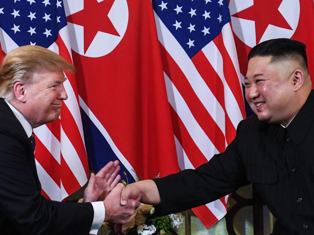 The talks between North Korea's leader Kim Jong-un and Donald Trump broke down. Picture: Saul Loeb/AFP