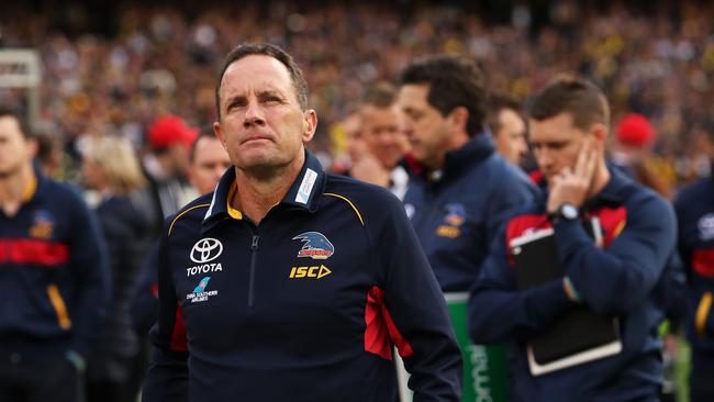 Crows coach Don Pyke after the grand final loss to Richmond. Picture: Phil Hillyard.                        'Standard SA performance'