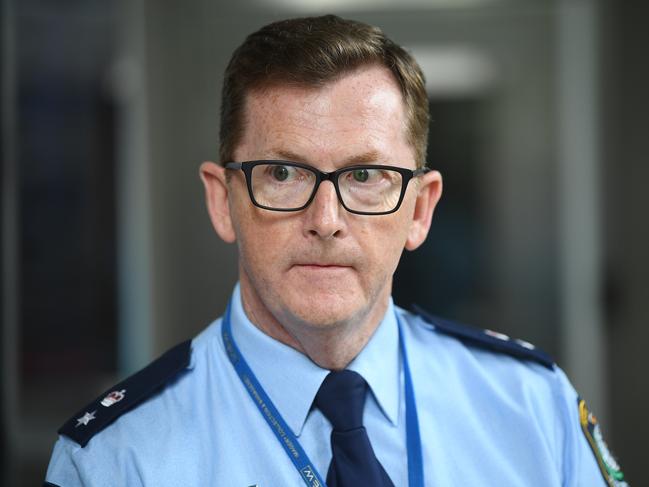 NSW Police Detective Superintendent John Watson said 3D ghost guns are illegal. Picture: NCA NewsWire/Joel Carrett