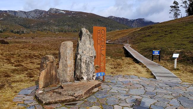 We set off on what is also the beginning of the Overland Track, at Ronny Creek, just inside the World Heritage Area. Picture: AMANDA DUCKER