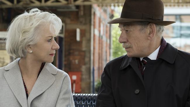 Helen Mirren and Ian McKellen in a scene from the movie The Good Liar. Supplied by Warner Bros.