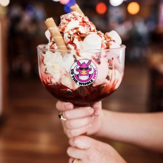 Boss Hog Rocky Road Sundae. Picture: Hog's Breath Cafe