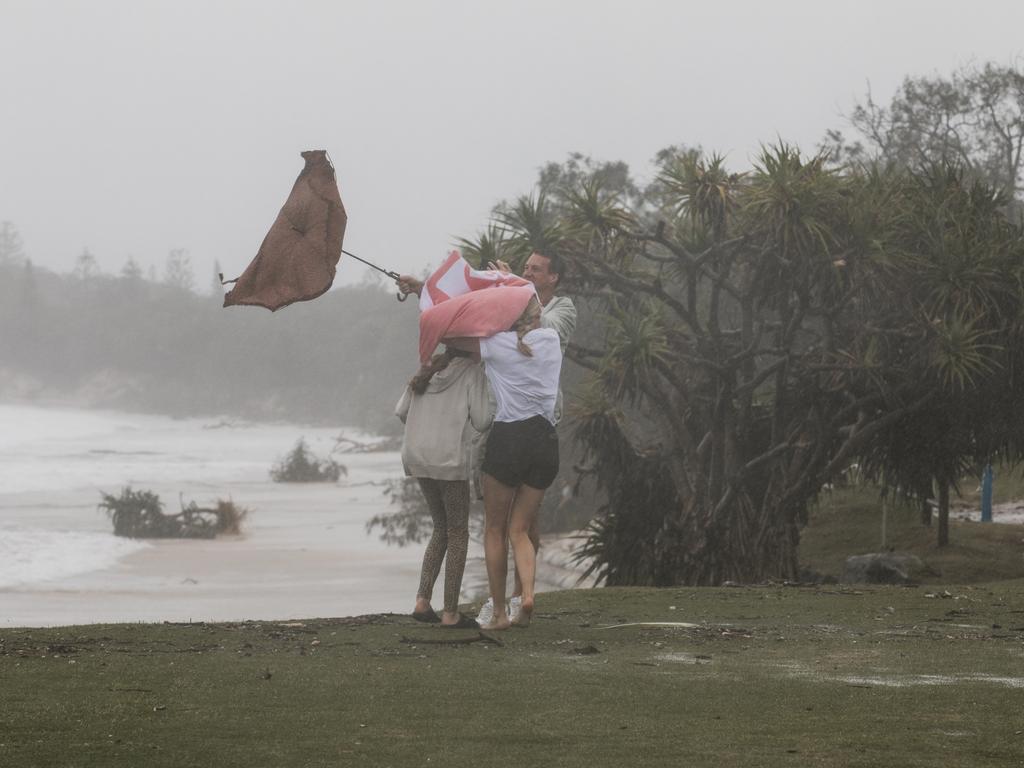 Byron Bay was lashed by severe weather in December. Picture: Natalie Grono