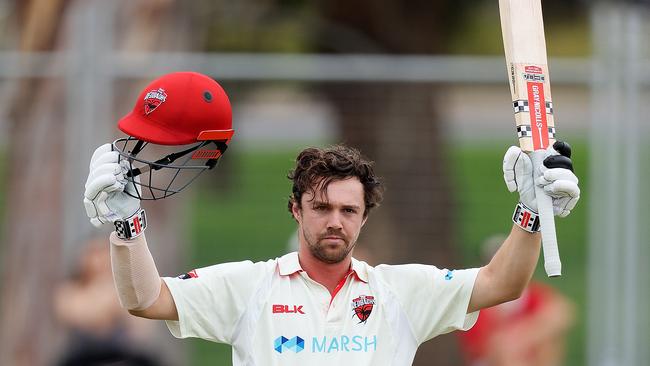 Travis Head scored a timely century for South Australia on Thursday.