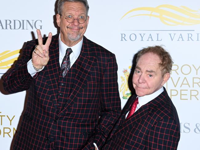 Penn Jillette and Teller attend the Royal Variety Performance at Royal Albert Hall in London, England. Picture: Getty Images