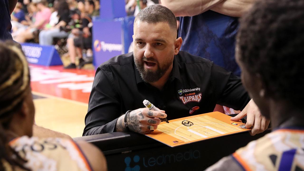 Taipans coach Adam Forde took home Coach of the Year honours on a successful night for the franchise. (Photo by Kelly Defina/Getty Images)