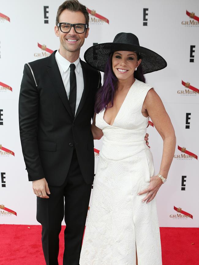 Brad Goreski and Melissa Rivers. Picture: Julie Kiriacoudis